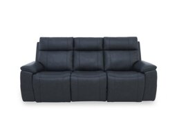Aero Leather 3 Seater Power Recliner Sofa with Power Headrests