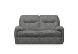 G Plan - Amesbury Fabric 2 Seater Power Recliner Sofa with Power Headrest, Power Lumbar and Heated Seats - Remco Slate