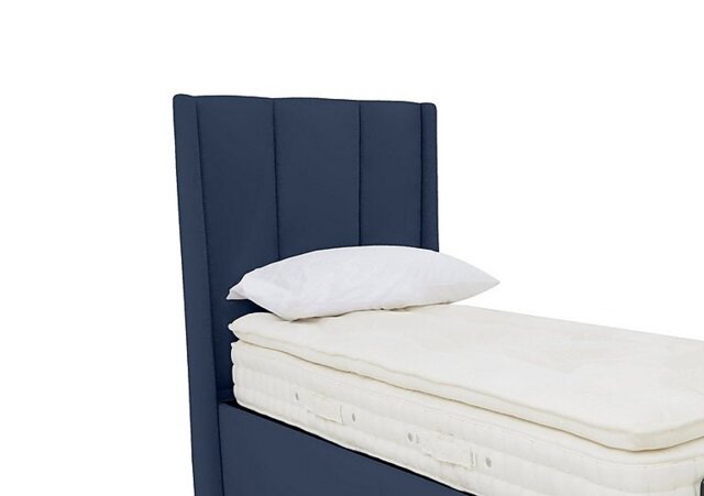 Artisan Collection Ryo High Floor Standing Headboard - Single - Granite Blue