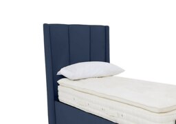 Artisan Collection Ryo High Floor Standing Headboard - Single - Granite Blue