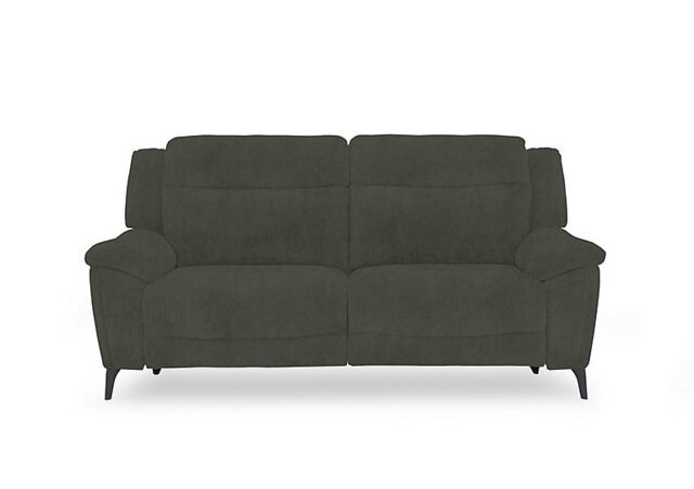 Panache Fabric 3 Seater Sofa with Power Recliner - Manhattan Pine - Sofas and Armchairs - In Time for Christmas