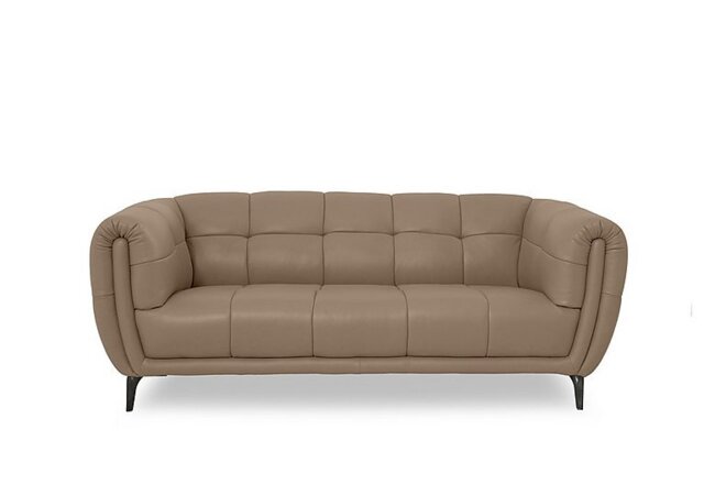 Ideal Home - Sienna Leather Large 2 Seater Sofa - Barley Cat - Sofas and Armchairs - In Time for Christmas