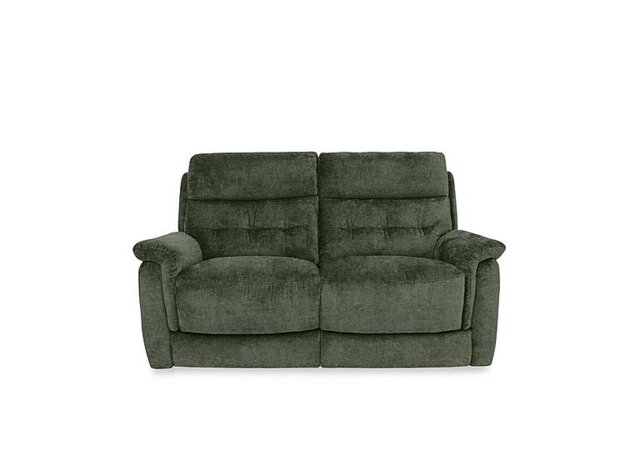 Springer Fabric 2 Seater Power Recliner Sofa - Olive Green
