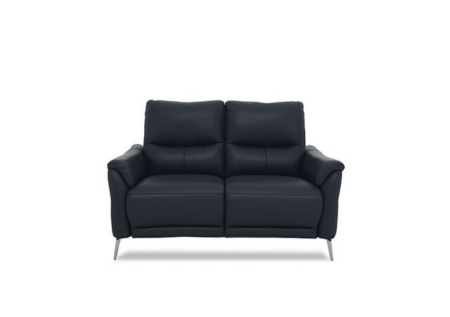 Daytona 2 Seater Leather Power Recliner Sofa - Navy - Sofas and Armchairs
