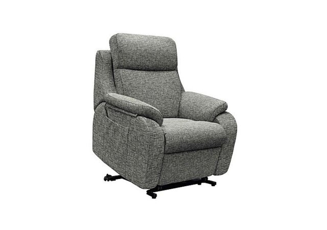 G Plan - Kingsbury Large Fabric Lift and Rise Chair - Remco Slate