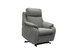 G Plan - Kingsbury Large Fabric Lift and Rise Chair - Remco Slate