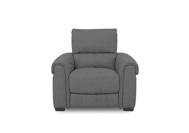 Nixon Fabric Power Recliner Chair - Ash - Sofas and Armchairs - In Time for Christmas