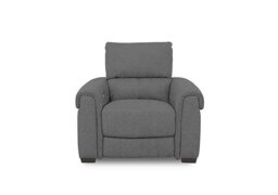 Nixon Fabric Power Recliner Chair - Ash - Sofas and Armchairs - In Time for Christmas