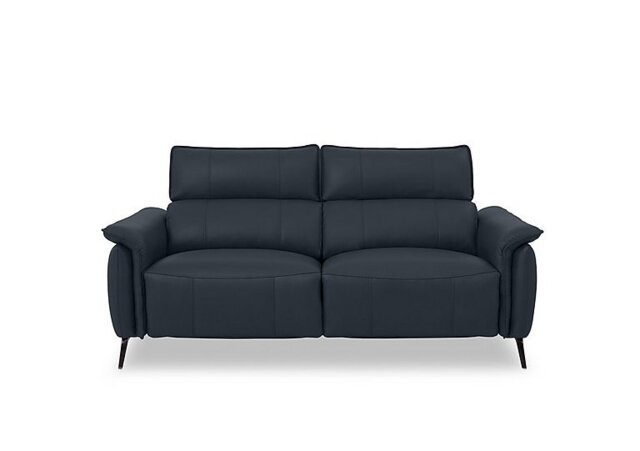 Jude Leather 3 Seater Recliner Sofa with Headrests and Power Lumbar