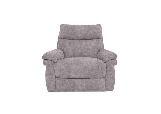 Comfort Story - Serene Fabric Power Recliner Chair with Power Headrest and Power Lumbar - Grey