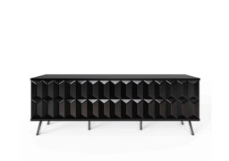 Alpha TV Unit with SMART LED Lighting - Black