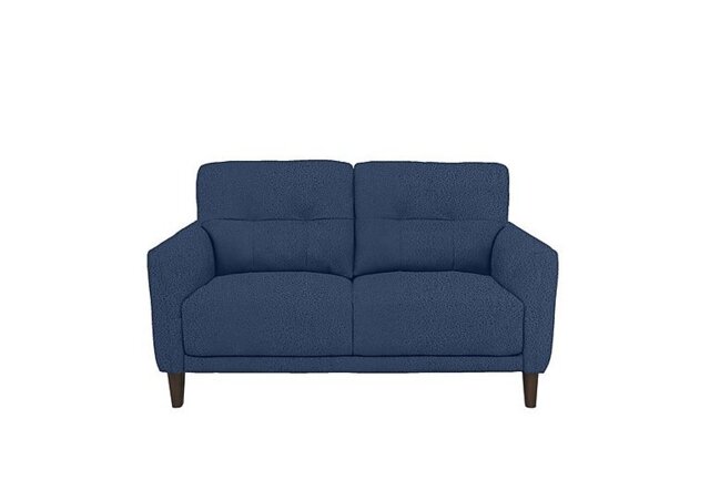 Uno Fabric 2 Seater Sofa - Blue