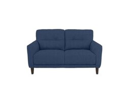 Uno Fabric 2 Seater Sofa - Blue