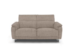 Moet 2 Seater Fabric Power Recliner Sofa with Telescopic Headrests - Anivia Khaki