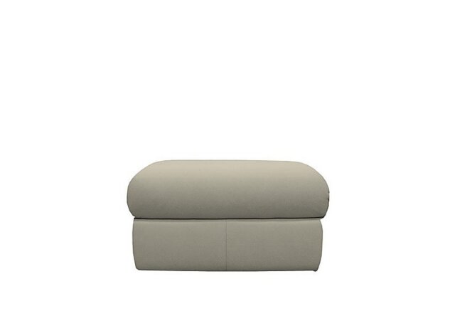 G Plan - Kingsbury Leather Storage Footstool - Cambridge Taupe