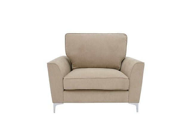 Legend Fabric Armchair with Dark Feet - Kingston Beige