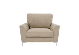 Legend Fabric Armchair with Dark Feet - Kingston Beige