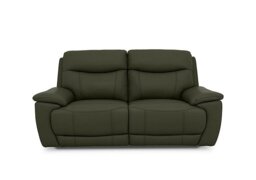Sloane Leather 3 Seater Power Recliner Sofa with Power Headrests - Oslo Pine
