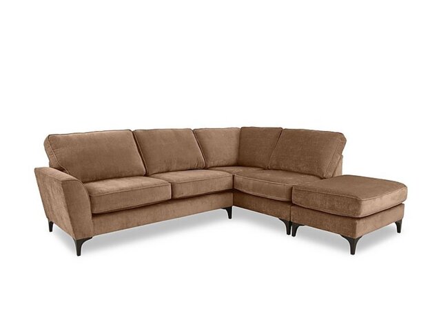 Primrose Classic Back Right Hand Facing Corner Sofa with Footstool