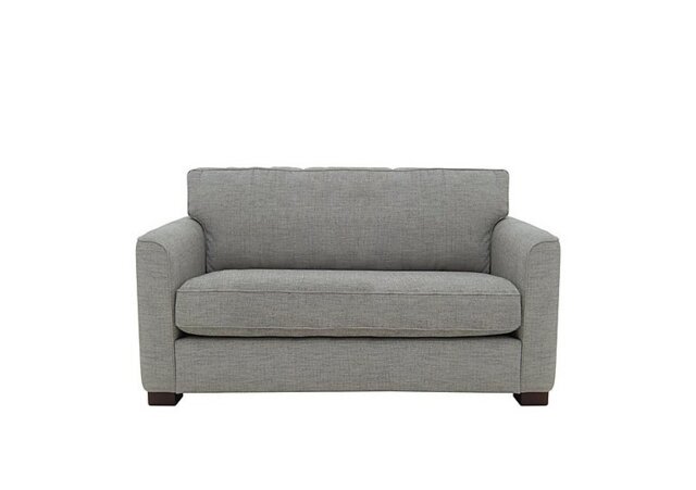 Elora Fabric Snuggler Chair - Warm Grey