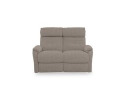 Compact Collection Titch Fabric 2 Seater Sofa - Silver