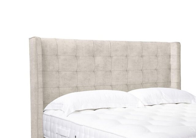Artisan Collection Onyx High Floor Standing Headboard - Single - Lace Ivory