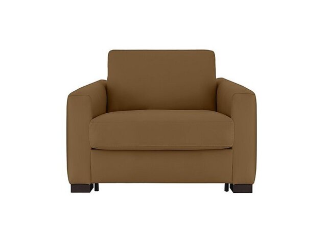 Nicoletti - Alcova Leather Chair Sofa Bed with Box Arms - Botero Cuoio - Sofas and Armchairs - In Time for Christmas