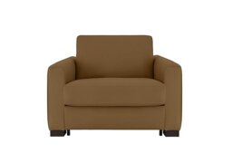Nicoletti - Alcova Leather Chair Sofa Bed with Box Arms - Botero Cuoio - Sofas and Armchairs - In Time for Christmas