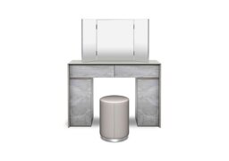 Grigio Dressing Table with Stool and Mirror
