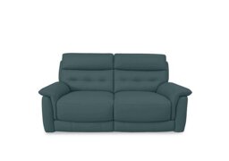 World of Leather - Springer BV Leather 3 Seater Power Recliner Sofa - BV Lake Green