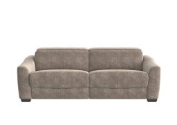 Xavier 3 Seater Fabric Sofa - Mink