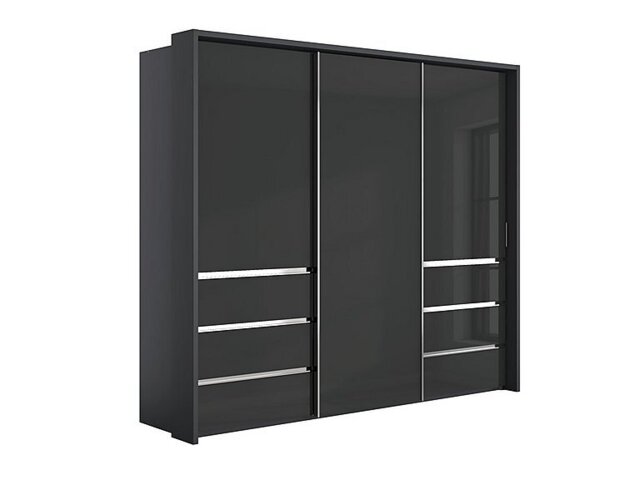 Wiemann - Pacifica 2 260cm 3 Door Sliding Wardrobe with Drawers at Left and Right