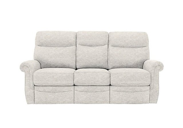 G Plan - Avon 3 Seater Fabric Manual Recliner Sofa - Rush Cream