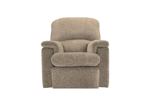G Plan - Chloe Small Fabric Power Recliner Armchair - Dapple Sparrow - Sofas and Armchairs - In Time for Christmas