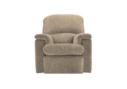 G Plan - Chloe Small Fabric Power Recliner Armchair - Dapple Sparrow - Sofas and Armchairs - In Time for Christmas