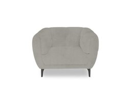 Ideal Home - Sienna Fabric Chair - Opulence Silver