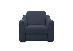 World of Leather - Optimus Leather Armchair - BV Ocean Blue
