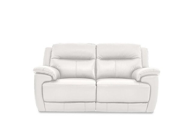 World of Leather - Touch 2 Seater NC Leather Power Recliner Sofa - NC Star White - Sofas and Armchairs