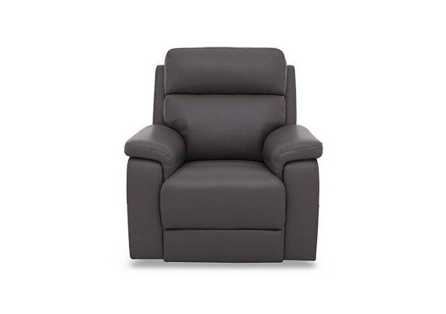 Raven Leather Power Recliner Chair