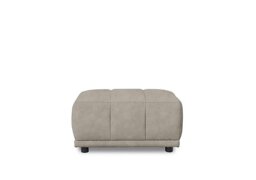 Cube Fabric Large Footstool - Marble Cream