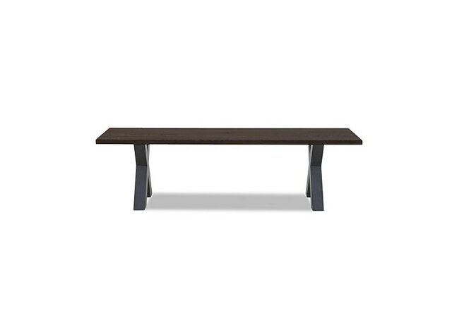 Bodahl - Terra Compact Dining Bench with X Shaped Legs - 140-cm - Smoked