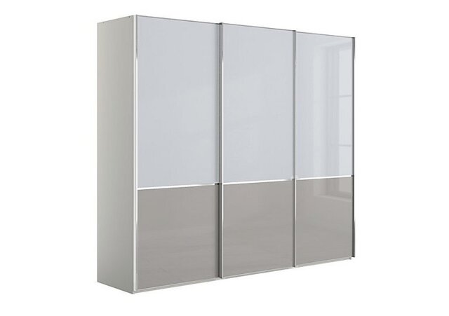Wiemann - Santa Cruz 250cm 3 Door Sliding Wardrobe - Two Tone/Grey
