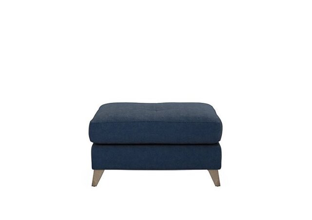 The Lounge Co. - Hermione Fabric Footstool - Damson Jam