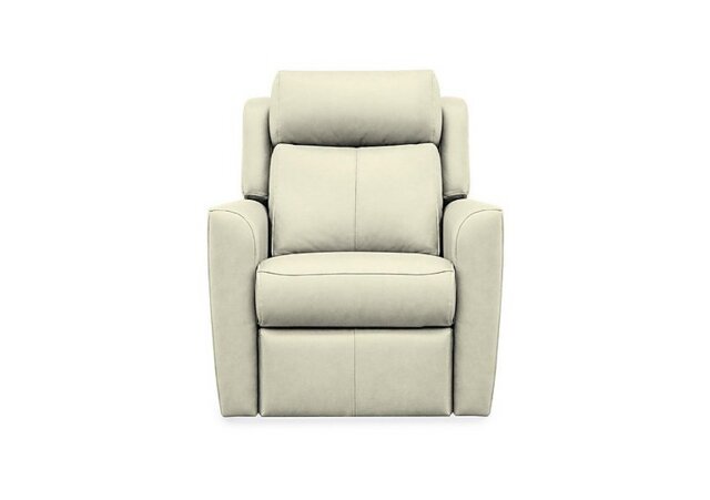 G Plan - Wren NC Leather Power Recliner Chair with Power Headrest and Power Lumbar - Cambridge Chalk