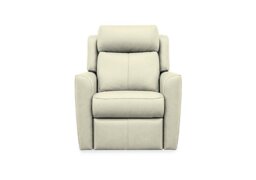 G Plan - Wren NC Leather Power Recliner Chair with Power Headrest and Power Lumbar - Cambridge Chalk