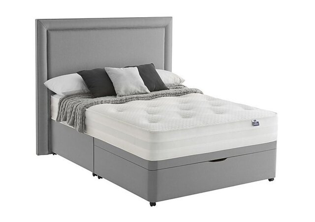Silentnight - Mirapocket Serenity 1400 Ortho Half Ottoman Divan Set - Super King - Slate Grey