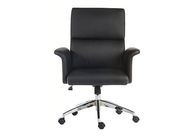 East River Elegance Medium-back Office Chair - Black
