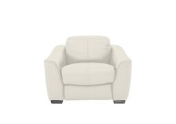 World of Leather - Xavier Leather Armchair with Power Recliner - BV Star White