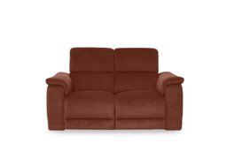 Genius Fabric 2 Seater Power Recliner Sofa with Power Headrests and Bluetooth Speakers