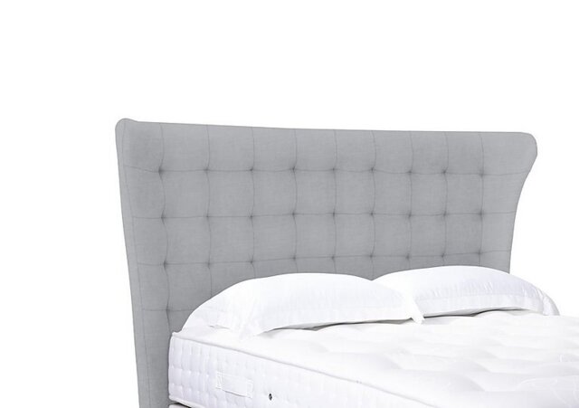 Artisan Collection Callie High Floor Standing Headboard - Double - Aston Silver